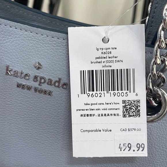 Kate Spade Infinite Large Triple Compartment Tote
COLOR:
Brushed Steel - Picture 15 of 16